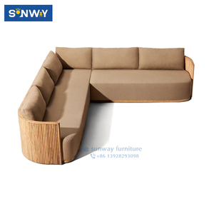 Outdoor Furniture Wooden Garden <b>Waterproof</b> <b>Sets</b> Hotel Outdoor Teak Patio Luxury Garden <b>Set</b> Patio Furniture - Product Image 4