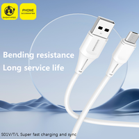 VDENMEN VDENMENV Best Seller Precio al por mayor Accesorios para teléfonos móviles 6A Cables DE DATOS USB de carga rápida para teléfono