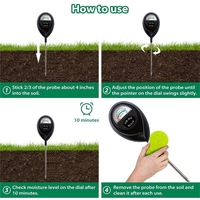 Humidimètre de sol numérique pour fleurs et plantes de jardin, compteur de sol, nutriment, humidité, testeur de ph