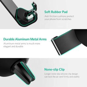 Venta caliente de alta calidad <span class=keywords><strong>Garvity</strong></span> Portable Phone Stand Auto Car Air Vent Mount Holder para teléfono Car Phone Holder - Product Image 3