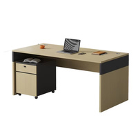 Table d'ordinateur portable MEKIA en bois massif pour la maison, la chambre à coucher, les étudiants, avec tiroirs, ignifuge, verrouillable, portable, combinable librement, détachable