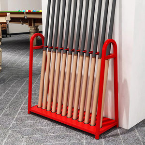 Metal Billiard Cue Rack Stand <b>Pool</b> Cue Holder Snooker Cue Organizer Floor Stand for Commercial Club Use - Product Image 4