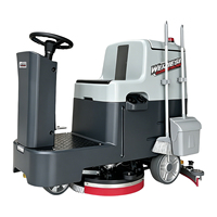 Nouvelle autolaveuse autoportée Weijieshi TWS-600 à faible bruit (65 dB), largeur de nettoyage 600 mm, réservoir d'eau propre 90 L, batterie 24V100Ah, 15% de charge.