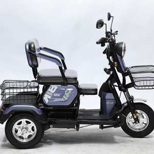 Vente directe d'usine, vélos électriques 48V personnalisables, tricycles en acier à 3 roues, nouveaux véhicules élégants pour familles, passagers, 40-60 km/h - Product Image 2