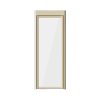 Porte d'ascenseur pliante automatique avec finitions métalliques et en verre, design moderne pour hôpital, hôtel, villa et appartement