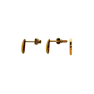 Stud <b>Earrings</b> 316L Stainless Steel PVD Gold Plating Sustainable Resistant Fashion Jewelry - Product Image 2