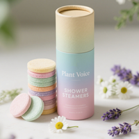Diffuseurs de vapeur pour douche, marque privée, OEM, ODM, bombes de bain aromathérapeutiques personnalisées, parfum longue durée pour une relaxation spa à domicile