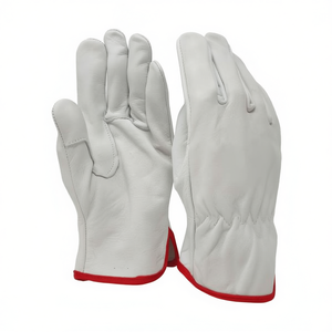 TTAKE Cowhide Grain Leather Safety Work Gloves Cut <b>Level</b> 11 Abrasion Resistant Unisex Construction Use Size 10 - Product Image 2