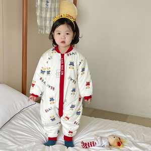 Cotton Soft Warm Printed Zipper Closure <b>Sleeping</b> <b>Bag</b> for <b>Winter</b> - Product Image 4