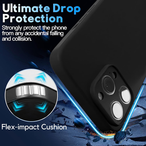 Sangle de téléphone portable, bandoulière réglable, cordon de <span class=keywords><strong>cou</strong></span>, épaule, en silicone liquide souple, étanche, antichoc, protection pour - Product Image 4