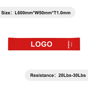 Exercise Resistance Loop <b>Band</b> Set of 5, Elastic Fitness <b>Bands</b> for Yoga & Pilates, Latex <b>Workout</b> <b>Bands</b> with Carry Bag, Home Gym - Product Image 5