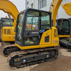 Mini-excavatrice Komatsu PC70-8 d'occasion haute performance, PC60-7, PC60-8, PC70, petite machinerie à vendre à bas prix avec une haute qualité - Product Image 1