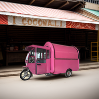 Tricycle de chariot de nourriture de nouvel état à vendre pour l'application de crème glacée à base de soja et de lait d'usine de produits laitiers