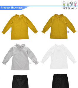 <span class=keywords><strong>Abbigliamento</strong></span> per Bambine, Set <span class=keywords><strong>di</strong></span> Vestiti Boutique in Cotone Tinta Unita, Completi a Due Pezzi per Bambine - Product Image 6