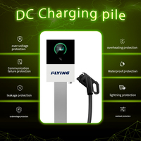 Station de recharge DC abordable de 20 kW, chargeur de véhicule électrique CHAdeMO à une seule prise pour parking et supermarché