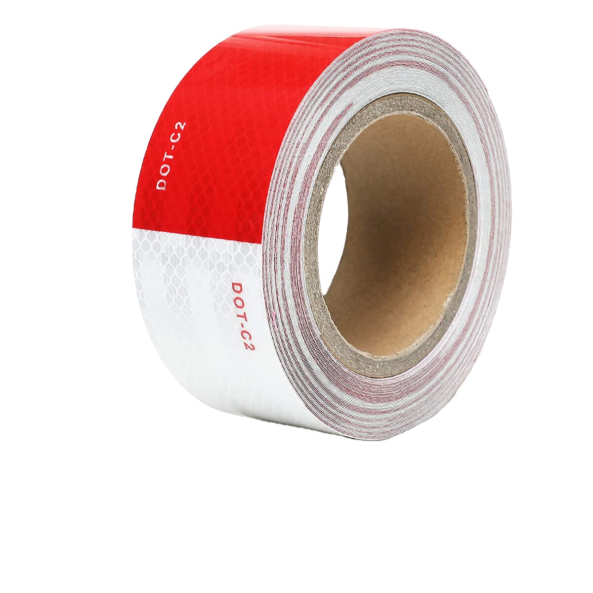 Красная/серебряная высокоинтенсивная светоотражающая лента, предупреждающая наклейка