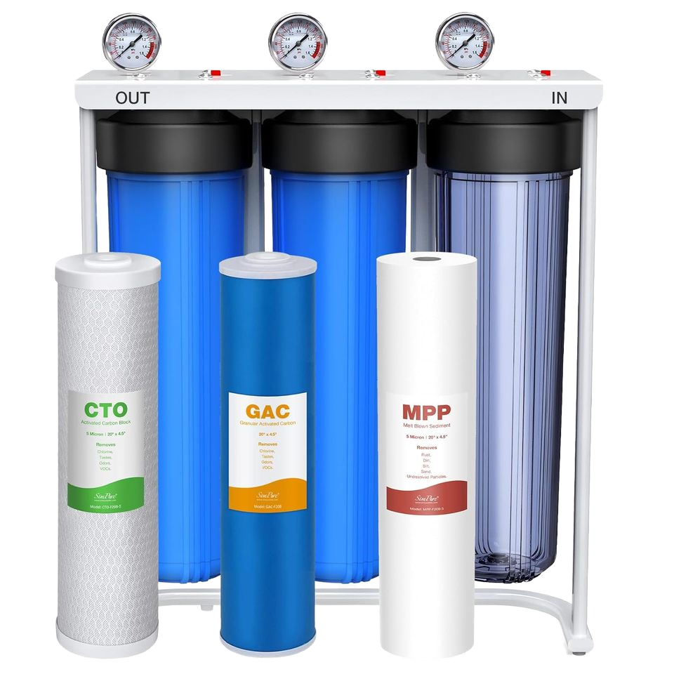 Sistema De Filtro De Agua Transparente Estándar Para Toda La