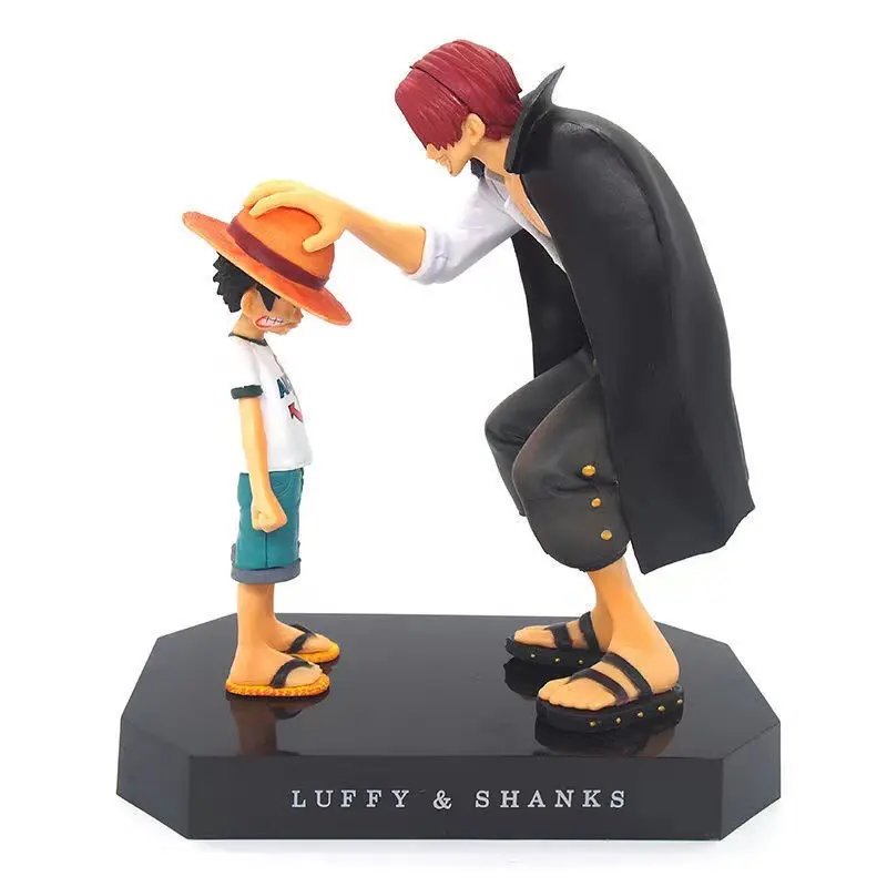 Anime One Piece Memories Red hair Shanks Straw Hat Luffy Figure  PVC Model  Toy