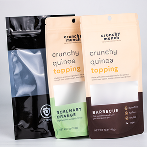 Tùy chỉnh thực phẩm Bao bì túi <span class=keywords><strong>doypack</strong></span> đứng lên <span class=keywords><strong>Zip</strong></span> khóa túi nhựa túi trà bao bì - Product Image 3