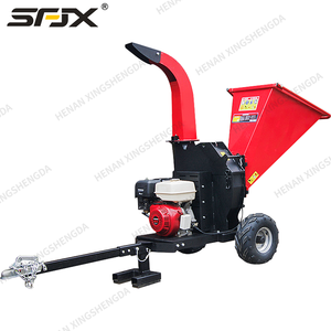 <b>Gasoline</b> Powered High Output Mobile Wood Chipper Crusher Machine With 4t/h Capacity and Self-Suction Trituradora Branch Shredder - Product Image 4