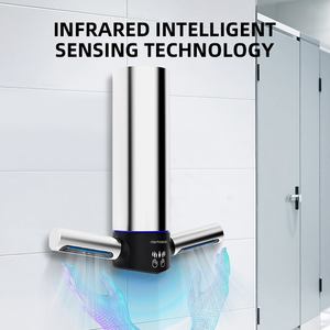 High Speed <b>Wall</b> Mounted Jet Air Hand Dryer with Filter Stainless Steel Commercial Dryers Machine for Restroom Jet Hand Dryer - Product Image 4