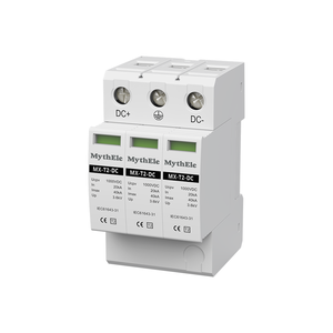 Parafoudre DC solaire photovoltaïque MythEle MX-T2-DC 3P 20KA-40kA 500V/1000V/1500V, dispositif de protection contre les surtensions, prix usine - Product Image 2
