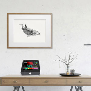 Détecteur de formaldéhyde certifié CE, moniteur de qualité de l'air, analyseur HCHO PM2.5 TVOC, compteur de diagnostic de la fumée et de la poussière, pour la maison et la voiture - Product Image 5