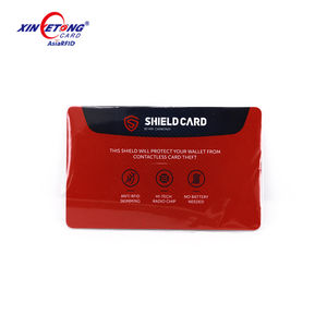 Carte de blocage RFID anti-piratage personnalisée 13,56 MHz, carte de protection des signaux RFID - Product Image 3