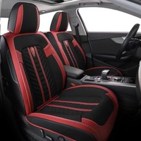 Fundas de Asiento de Coche Transpirables de Malla Universal Todo Incluido, Libres de Riesgos, con Acabado Nappa