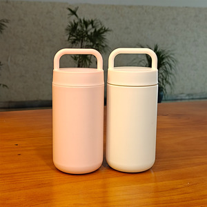 친환경 세라믹 코팅 이중 단열 보온병 400ml 흘림 방지 여행용 보온병 필터 마카롱 색상 맞춤 제작 기업 기념품 선물 - Product Image 4