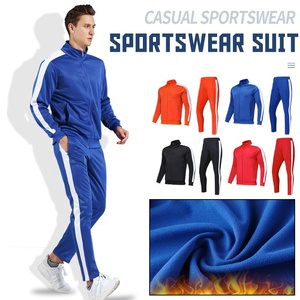 Nuovi Completi Sportivi da Uomo e Bambino per Autunno Inverno con Zip Intera Tute da Calcio Maschili Abbigliamento Casual da Jogging - Product Image 2
