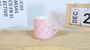 Tasse à eau en céramique nordique personnalisée à succès, tasse à thé en <span class=keywords><strong>porcelaine</strong></span> sérigraphiée, tasse à café en céramique avec logo personnalisé brillant - Product Image 4