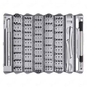 Jeu de tournevis de précision 128-en-1 professionnel <span class=keywords><strong>K</strong></span>-8128, jeu d'outils en acier <span class=keywords><strong>Phillips</strong></span> pour la réparation de téléphones, d'ordinateurs portables et d'électronique - Product Image 2