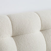 Stoffbett Modern Minimalistisch Anpassbare Farbe Echtes Leder Polsterung Kühlfunktion Luxus Schlafzimmermöbel