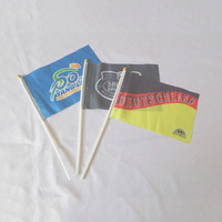 Drapeau à main de marque en excellent matériau, drapeau à main personnalisé, concevez votre propre drapeau, drapeau à main