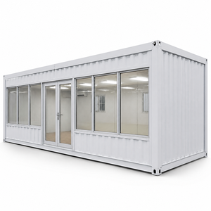 Unité de classe préfabriquée en conteneur avec larges baies vitrées, bâtiment d'enseignement mobile pour écoles temporaires et salles de formation - Product Image 2