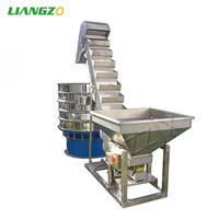 LIANGZO OEM Voll automatische Popcorn-/Wegerich chips/Tiernahrung verpackungs maschine Preis aufzug Förderer