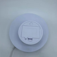 Lampe en silicone à commande tactile, base ronde, module LED universel, chargement Type-C ou piles sèches pour lampe de dessin animé DIY