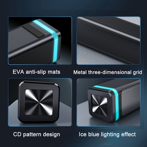 Pequeño altavoz portátil Blue tooth 5,0 inalámbrico RGB 6W 600mAh PC Computer Gaming Gadgets Laptop escritorio Hifi altavoz - Product Image 6
