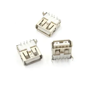 Type A USB 2.0 Vrouwelijke AF90 Graden 4 Pin Vrouwelijk Connector Gegevensoverdracht Opladen Plug Adapter GT30