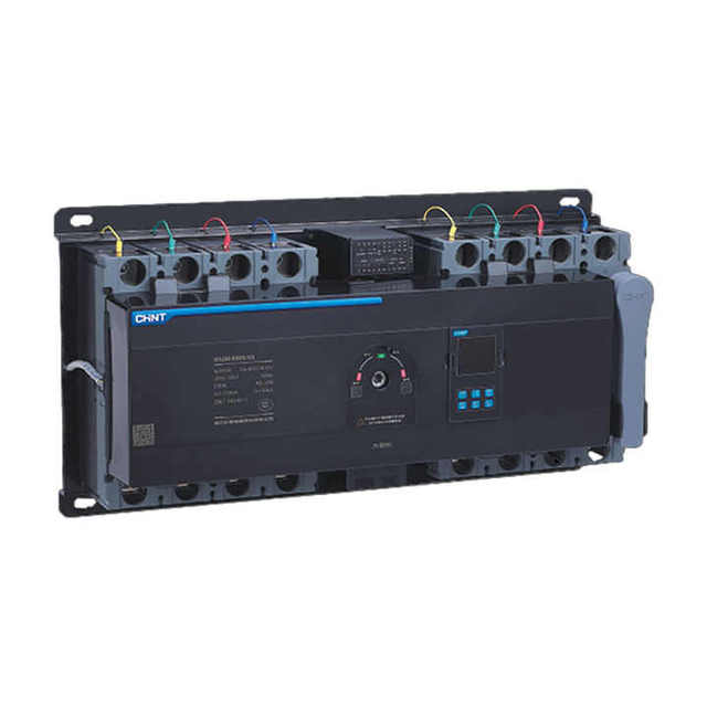 NXZM-630S/4A 630A 4-Pole CB Grade ATS Automatic Transfer Switch High-Performance for Dual Power Supply Made China Coated Back
