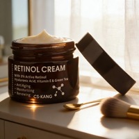 Crème Visage Double Rétinol Anti-rides Raffermissante Hydratante Éclaircissante Lissante des Ridules Soin de la Peau OEM