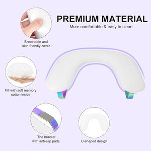 Reposamanos para Técnicos de Uñas, Soporte de Manos en Forma de U, Reposamanos Grande Antideslizante con Patas Estables - Product Image 6