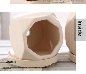 P231 Mini macetas pequeñas de arcilla terracota Cactus macetas de cerámica macetas suculentas con agujeros de drenaje - Product Image 4