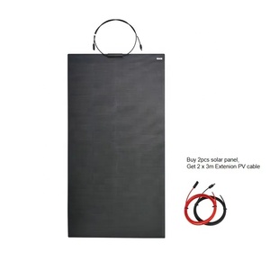 Panneaux solaires semi-flexibles HJT 290W haute efficacité 24% étanches IP67 28,8V pour bateaux marins, 290 Watt Mono HJT - Product Image 2