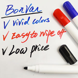 Paquete de 12 Marcadores de Borrado en Seco, Bajo Olor, Punta Redonda, Marcadores para Pizarra Blanca en 12 Colores, Caja de Marcadores para Pizarra Blanca - Product Image 2