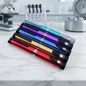 Smooth Reusable Durable 3ml Metal Packaging <b>Pen</b> Rubber Stopper Custom Logo <b>Refillable</b> Injection <b>Pen</b> Adjustable Dose - Product Image 3