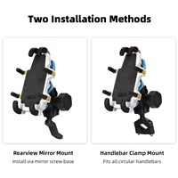 Support de téléphone portable pour moto, durable et coloré, style griffe, support de téléphone portable pour vélo, antichoc