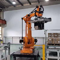 Robot de palettisation à 4 axes développé en interne, robot industriel automatique pour l'emballage et la manutention des matériaux