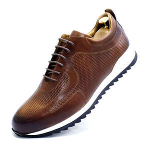 Zapatos de Oficina de Cuero Genuino para Hombre - Calzado Cómodo, Transpirable, con Cordones, Informal, para Correr y Caminar - Product Image 6